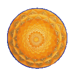 Mandala naranja