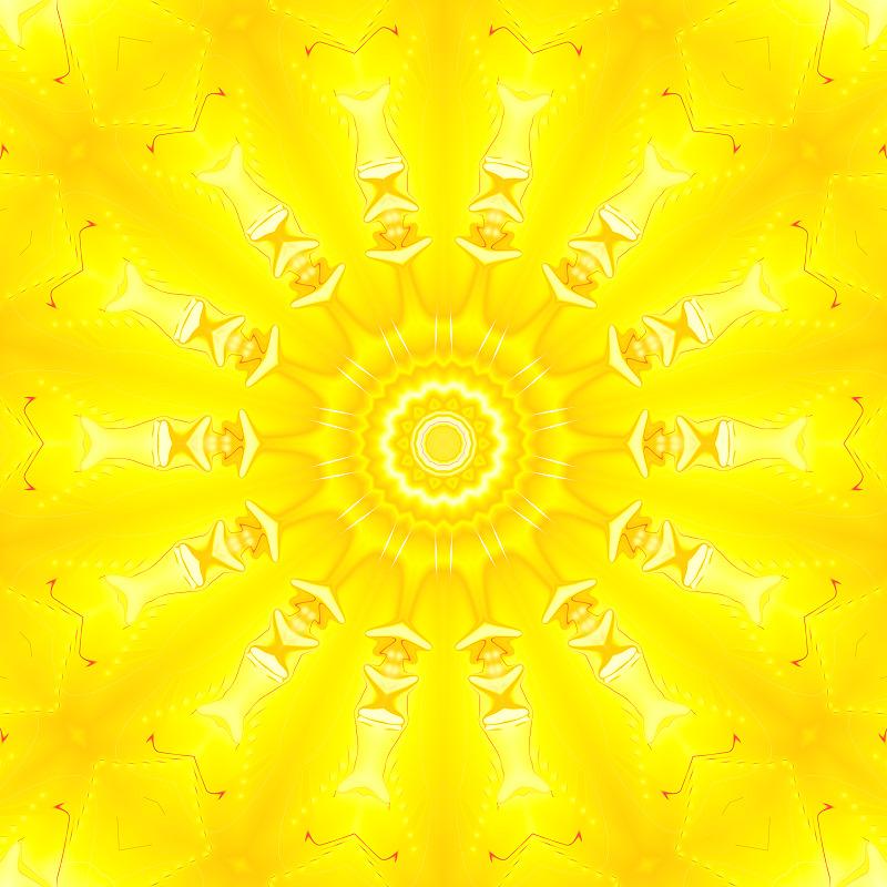 Mandala amarillo